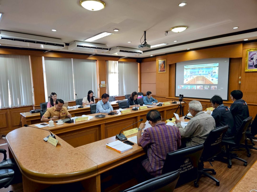 อบจ.สกลนคร ประชุมคณะกรรมการบริหารเพื่อการดำเนินงานสร้างเสริมสุขภาพในพื้นที่ ครั้งที่ 1 ประจำปี 2568