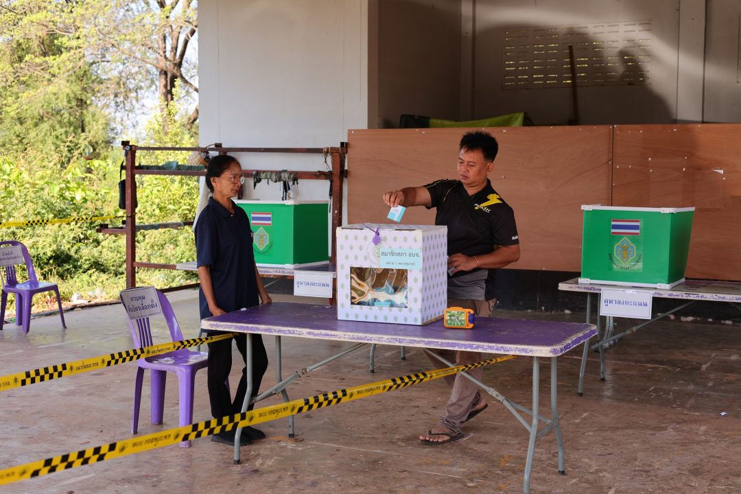 ภาพบรรยากาศการใช้สิทธิเลือกตั้งสมาชิกองค์การบริหารส่วนจังหวัดสกลนคร เขตเลือกตั้งอำเภอกุสุมาลย์ กรณีแทนตำแหน่งที่ว่าง